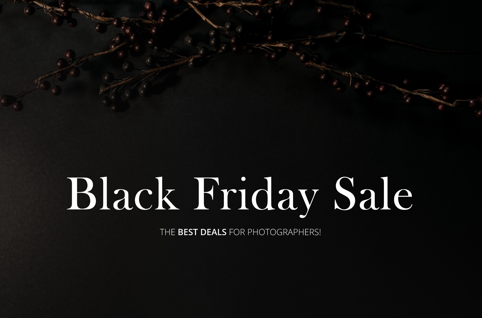 Black Friday Deals for Photographers 2019